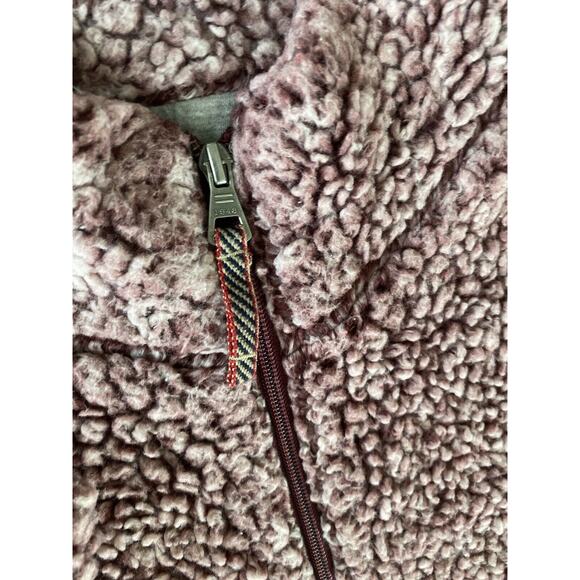 Original Weatherproof Pullover Maroon and White Sherpa Quarterzip XXL - Picture 4 of 7
